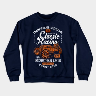 Classic Racing Vintage Design Crewneck Sweatshirt
